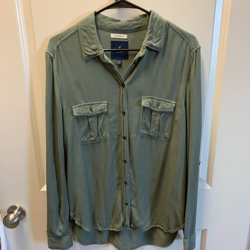 American Eagle Long Sleeve Light Jacket